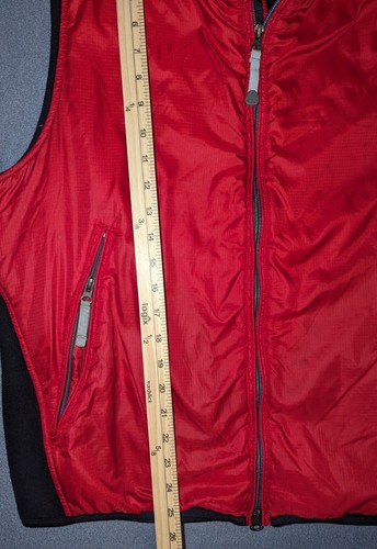 BURTON VEST HEATER SIZE MEDIUM SKI VEST RED WITH POCKETS INSULATED RED BLACK - Picture 4 of 5