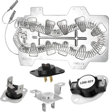 Samsung DVE45T3400P/A3-00 Dryer Heating Element and Thermal Fuses