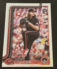 2025 Topps Series 1 Celebration #205 Rhett Lowder RC Confetti Foil SP Reds