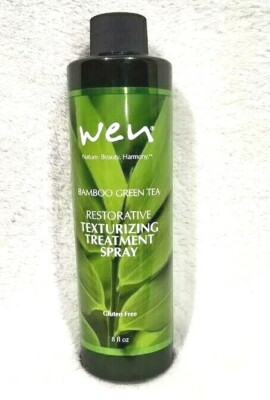 Wen Bamboo Green Tea Restorative Texturizing Treatment Spray 8 oz no Pump
