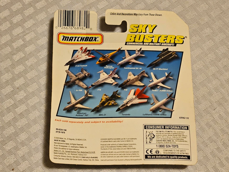 2000 Mattel Matchbox Sky Busters "Rescue Helicopter", Brand New - Image 4 of 4
