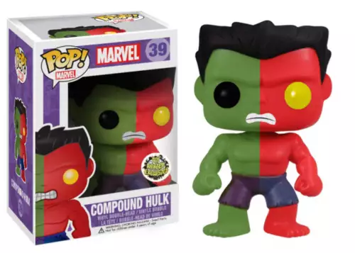 Funko POP! Marvel: Compound Hulk (exclusivo de Toy Anxiety)(caja dañada) #39
