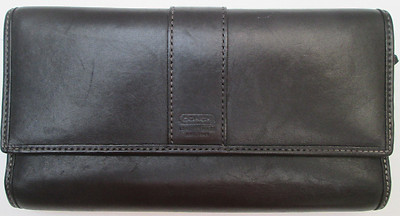 -AUTHENTISCHE COACH Geldbörse / Portemonnaie Leder TBEG Vintage