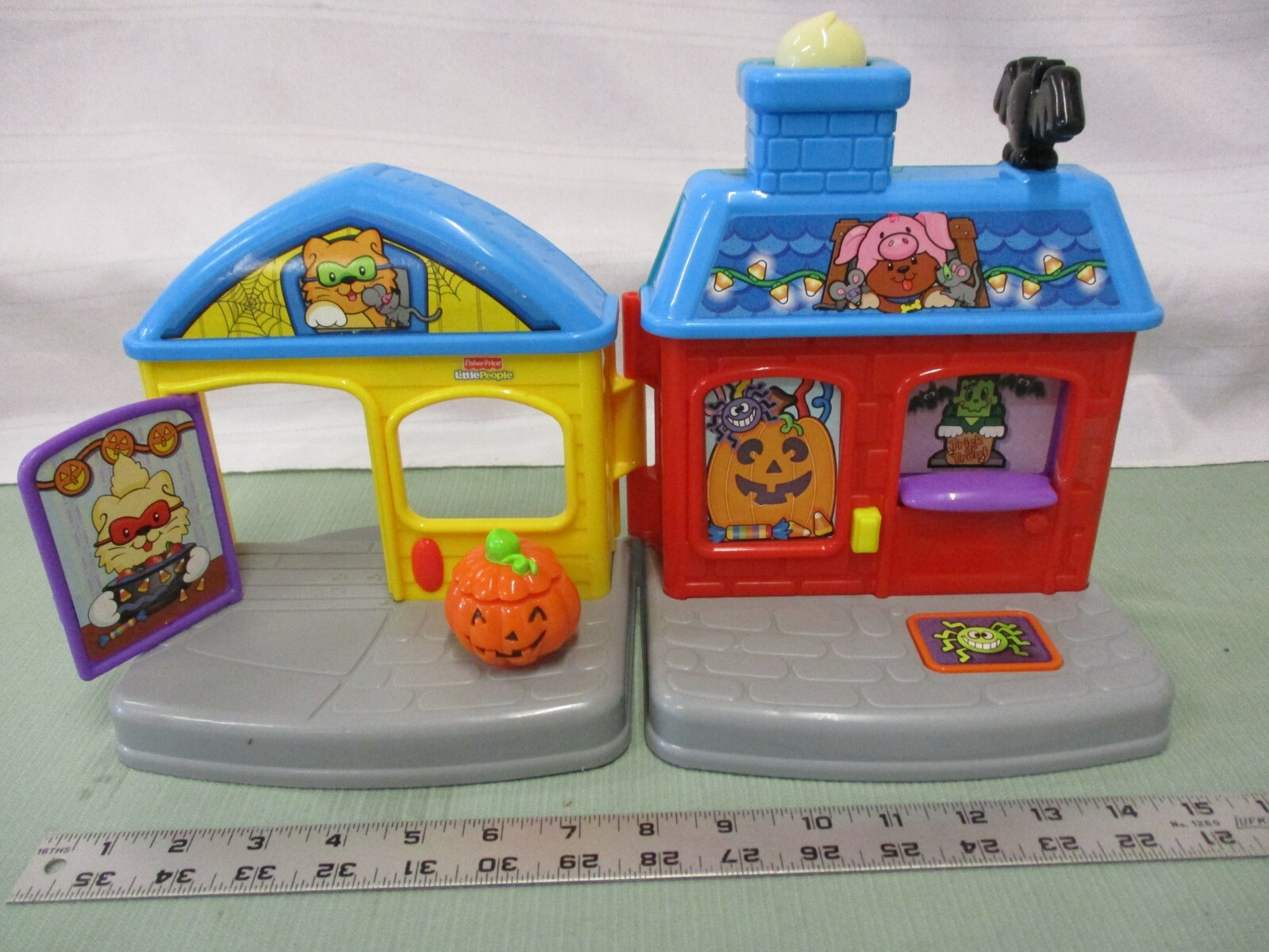 Fisher Price little people trick or treat surprise haunted Halloween