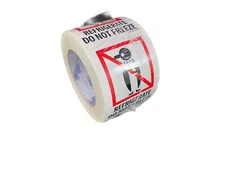 TAPE LOGIC 3” x 4” “Refrigerate - Do Not Freeze” Labels IPM315  (500/pk)