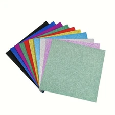Glitter Cardstock Premium Glitter Cardstock Paper for Crafts 20 Sheets 10 Colors