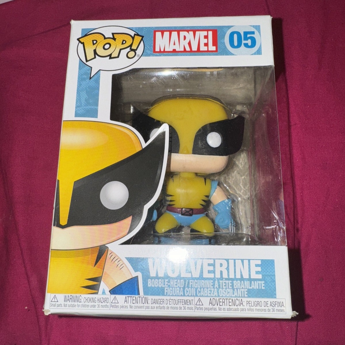 Funko Pop! Wolverine #05 Marvel Universe X-Men First Edition +