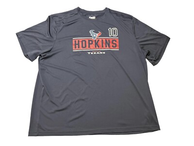 NFL Team Apparel Houston Texans Deandre Hopkins #10 blue T-shirt size 3XL 