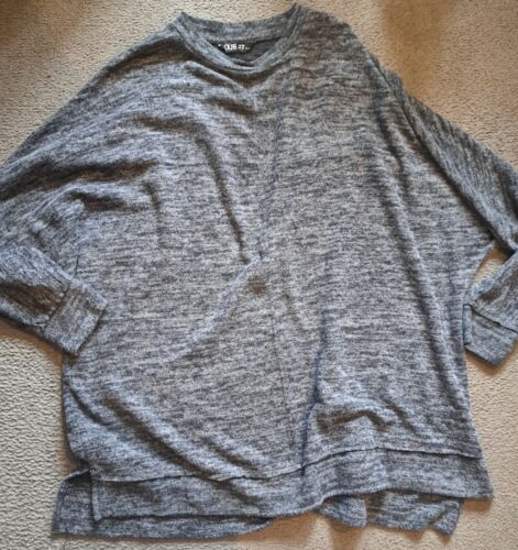Yours Long Light Jumper Grey Size 20 - Picture 1 of 2