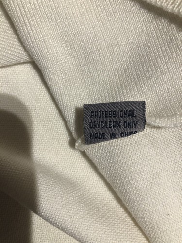 VTG Michael Irvin 88 Cream Polo Pullover Retro Short Sleeve Sweater Mens 3XL - Picture 11 of 11