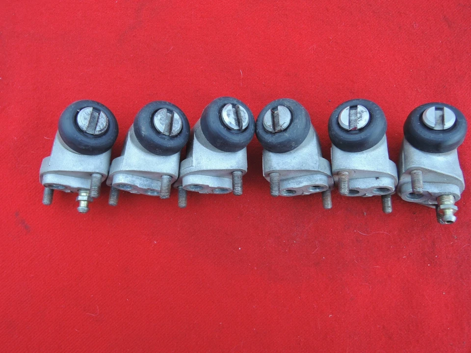 ALFA ROMEO 101 Giulia Usado Original 3 FRENO ZAPATA Juego 6 CILINDROS NIÑA Reconstruidos Foto 2 de 4