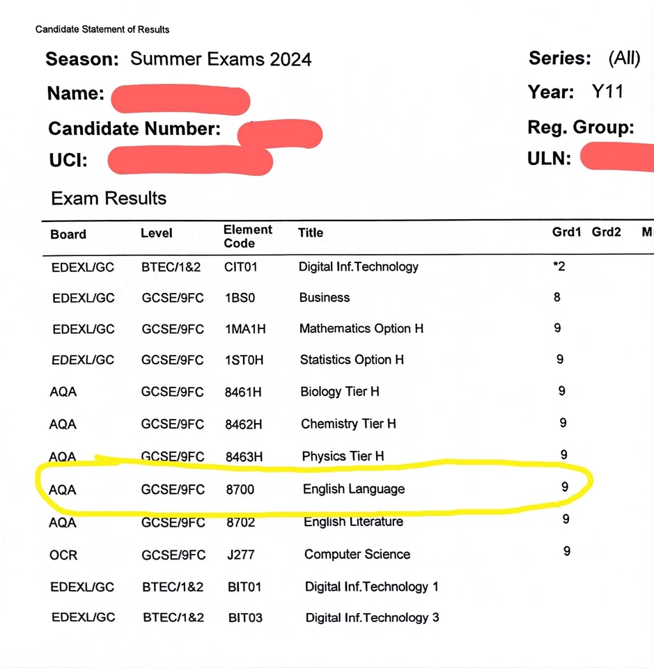 GCSE AQA English Language Exam Technique Revision Notes *EVERY EXAM QUESTION* - Image 2 of 3
