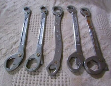Lot Of 5 Multi Wrenches, Different Brands & Sizes