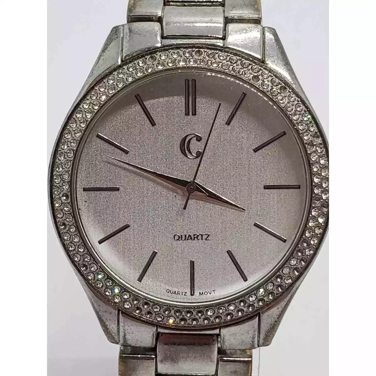 Charming Charlie women s watch. Jeweled bevel. NO 9492. Working