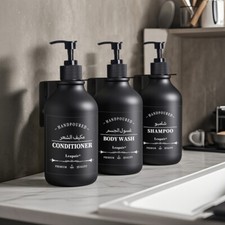 1/2/3 Pcs 500ml Lotion Pump Bottles Empty Soap Dispenser Wall Mounted Body Wash