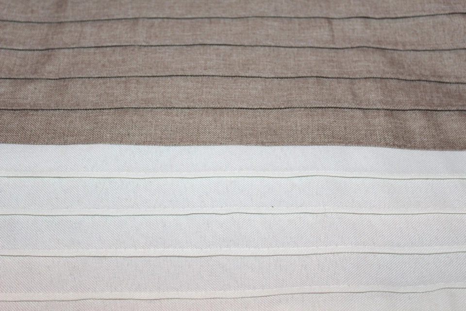 Essential Home Modern Linen Look Reversible Table Runner 13x72 Tan - Image 2 of 3