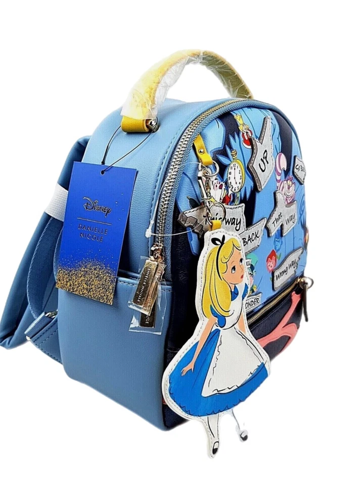 MINI MOCHILA DANIELLE NICOLE - ALICE in WONDERLAND disney nueva con etiquetas Foto 2 de 4