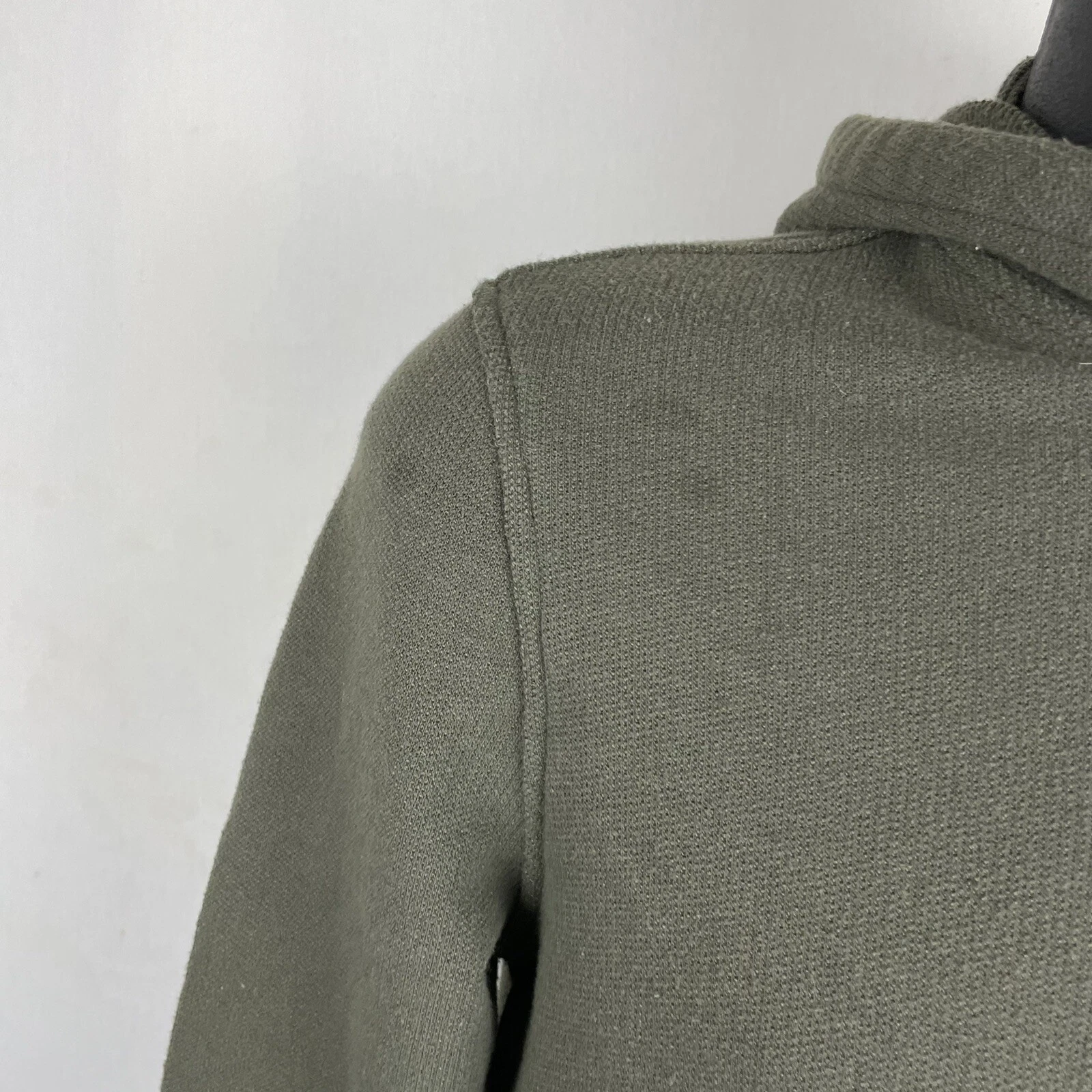 MICHAEL KORS Maglia Verde Felpa con Cappuccio Pullover Pullover Tasca Canguro Uomo Medium
