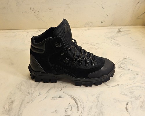 New! Moncler 'Herlot' Lug Sole Hiking Boots Black Mens 8 US 41 Eur. MSRP $780 - Picture 3 of 11