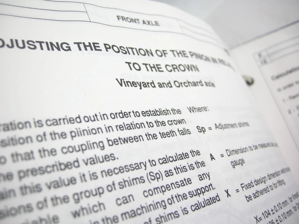 Tractor Landini 5560 F-L-V 6060 6560 7560 F-L 5860 F-L manual de reparación de servicio Foto 4 de 4