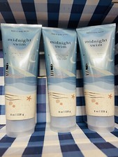 New Bath  body works Midnight Swim body cream X 3 8oz 