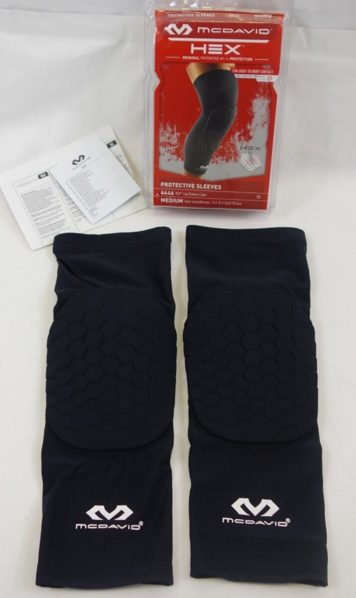 Mc David 6446 Kompressionsstrumpf Hexpad Unisex Erwachsene Sport Knie