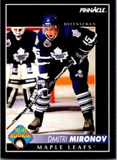 1992-93 Pinnacle - #419 Dmitri Mironov