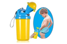 Child Urinal Potty Car Travel Emergency Toilet Pee Camping Travelling Leak Proof