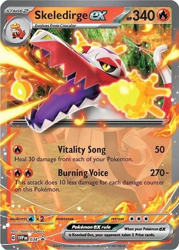 Skeledirge Ex 034 Sv: Scarlet & Violet Promo Cards