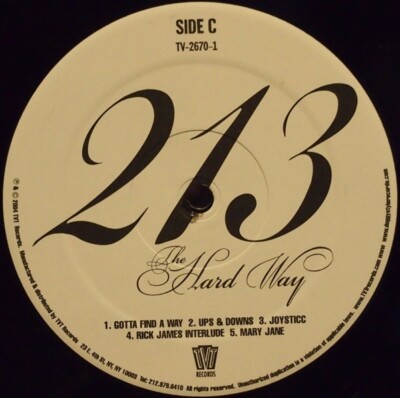 213 / The Hard Way 2004 US Original 2LP Vinyl SNOOP / WARREN
