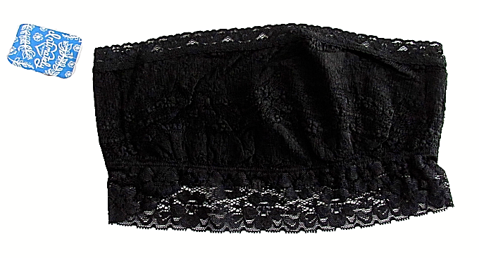 フリーピープル トップス タンクトップ F7150220A Free People Scalloped Lace Bandeau Black SM (W Free People Size S Black Lace Trim Scallop Bandeau Bralette