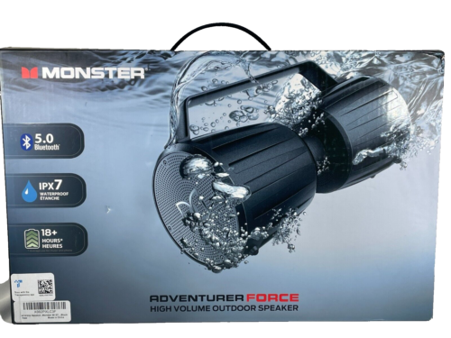 Monster Adventurer Force Outdoor Speaker - High Volume, IPX7 Waterproof - Afbeelding 1 van 3