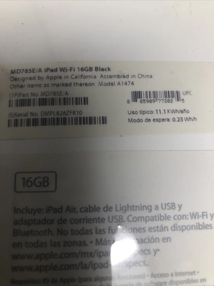 Apple iPad Air 2 16GB, Wi-Fi, 9.7in - Space Gray (CA) - Image 2 of 3