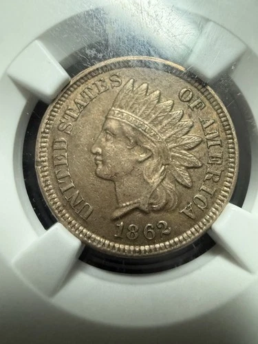 1862 Indian Head Small Cent NGC AU53 Copper Philadelphia Stack's W 57th St