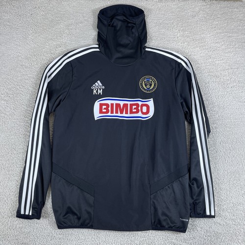 Adidas Philadelphia Union Pregame Jersey Shirt Mens Large Long Sleeve MLS BIMBO