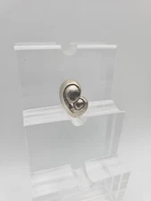 Vintage Sterling Silver 925 Mother Daughter Pea Pod Signed Pendant 