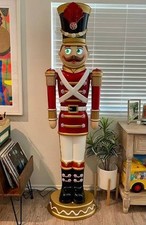 6 ft LED Home Accents Nutcracker Soldier Candy Holiday Opened for inspection 