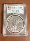 2018 American Silver Eagle PCGS MS70 First Strike!