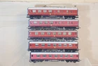 HORNBY RAKE of 5 LMS CRIMSON STANIER COMPOSITE & BRAKE COACH om