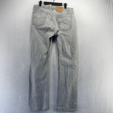 Vintage Levis Jeans men's 34x32 Fits 32x31 Gray 501xx Made In USA 501 90s