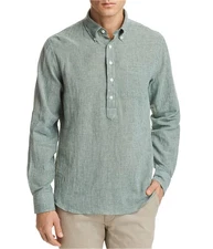 Oobe Brand Mens Gingham Button Up Shirt