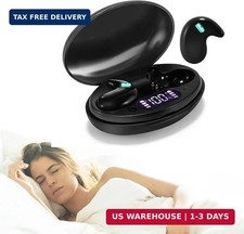 Sleep Earbuds Ultra-Thin Wireless Bluetooth 5.3 Earbuds for Side Sleepers, Noise