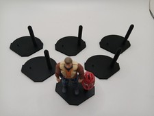 MASK kenner vintage action figure stands lot of 6 M.A.S.K. figure stands black