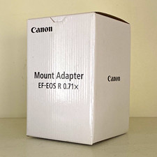 Canon EF-EOS R 0.71x Mount Adapter for Canon EF Lenses, Twist-On, With Caps