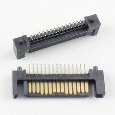 5pcs SATA 15 pin DIP type male straight adapter connector for hard drive HDD gi