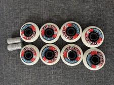 Labeda Gripper 4 x 72mm  8 x 80mm Inline Skate Wheels w/ Bearings  Spacers Set