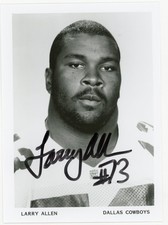 Larry Allen - Signed B&W Photograph