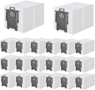20 Pack Dust Bag for Roborock QV 35A S5V S8 Max Ultra Vacuum Cleaner 3L