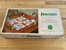 Vintage Selchow & Righter Deluxe Edition Parcheesi Game