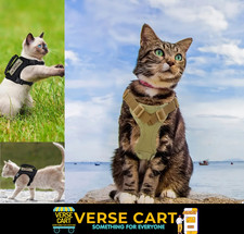 Tactical cat chest harness vest type lead rope anti-break adjustable walking cat